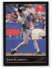 John Flaherty 1992 Leaf #439 Black Gold MLB Baseball Boston Red Sox