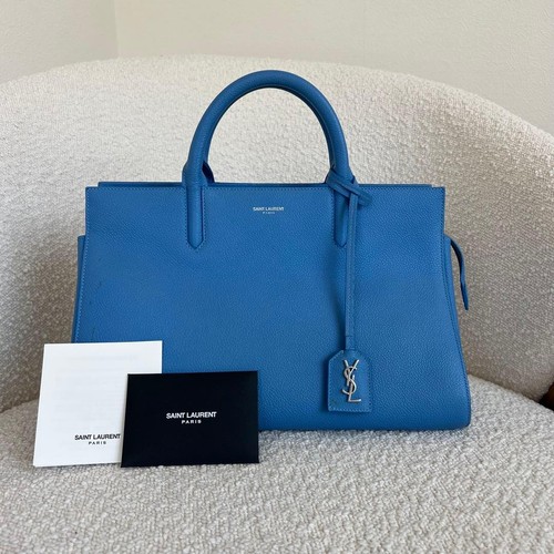 YVES SAINT LAURENT Hippopotamus Light Blue With Storage Bag Women's Bags – Popul