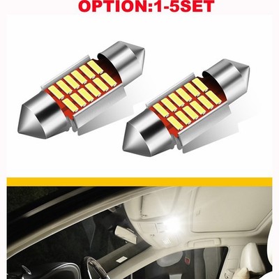 Ultra White DE3157 21SMD Dome Map Interior LED Light Bulbs DE3175 31MM 2-20PCS