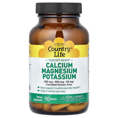 Target-Mins , Calcium Magnesium Potassium, 90 Tablet