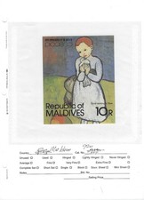 Hojas de recuerdo de Maldivas - Lote de estampillas postales MNH