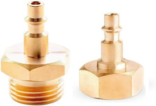 Lead-Free Brass Winterize Sprinkler Systems Blowout Plug Quick Connect Air Compr