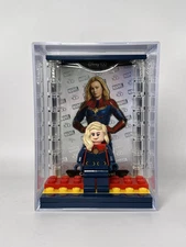 Collectible Force Pack Minifigure Display Case For Lego Marvel Captain Marvel