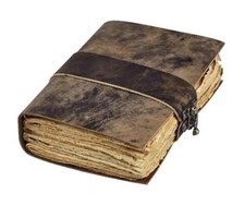 Leather Bound Vintage Journal for Women Men - Book of 7x5 Inch 200 Pages