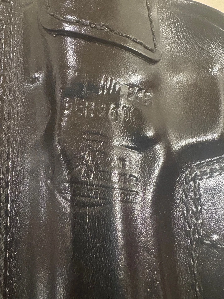 Don Hume H721 Leather Pancake Holster NO 26B BER 96DB Beretta 96 Right Hand OWB - Image 3 of 4