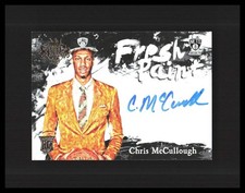 2015-16 Chris McCullough Rookie Auto Panini Court Kings Fresh Paint #FP-CM Nets
