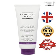 2X Christophe Robin 150ml Curl Defining Cream-Chia Seed Oil Anti-Frizz Hydrating