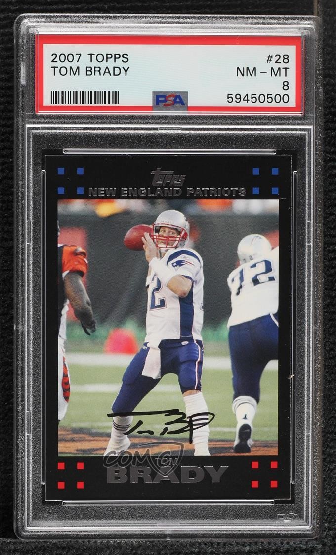 Topps Tom Brady front