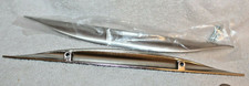 Set of 8 Brushed silver drawer pull 10 3/4" long 5" on center D