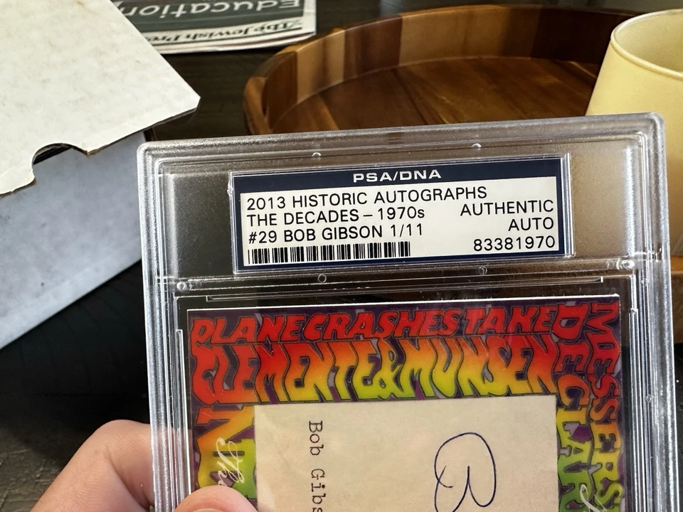 Bob Gibson 2013 Historic Autographs #29 - Image 2 of 4