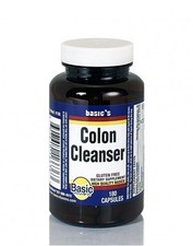 BASIC'S COLON CLEANSER 180 CAPSULES (PLANTAGO OVATA SEEDS) 