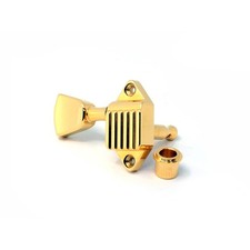 Kluson Waffleback 3 3 gold Tuners 18:1, Keystone Metal buttons