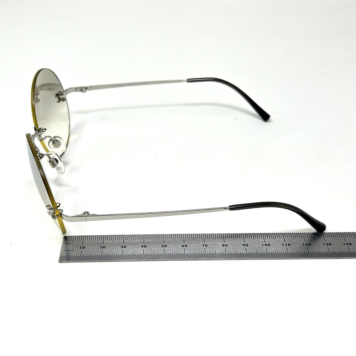 Vintage CHANEL 4056 Round Rimless 90 display picture 2