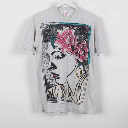 Billie Holiday Jazz Art T shirt Single Stitch Size M Vintage vintage concert t-shirt, vintage, size M, single stitch, B+ condition