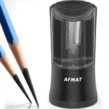 AFMAT Long Point Pencil Sharpener, Artist Electric Pencil Sharpener, Charcoal Pe