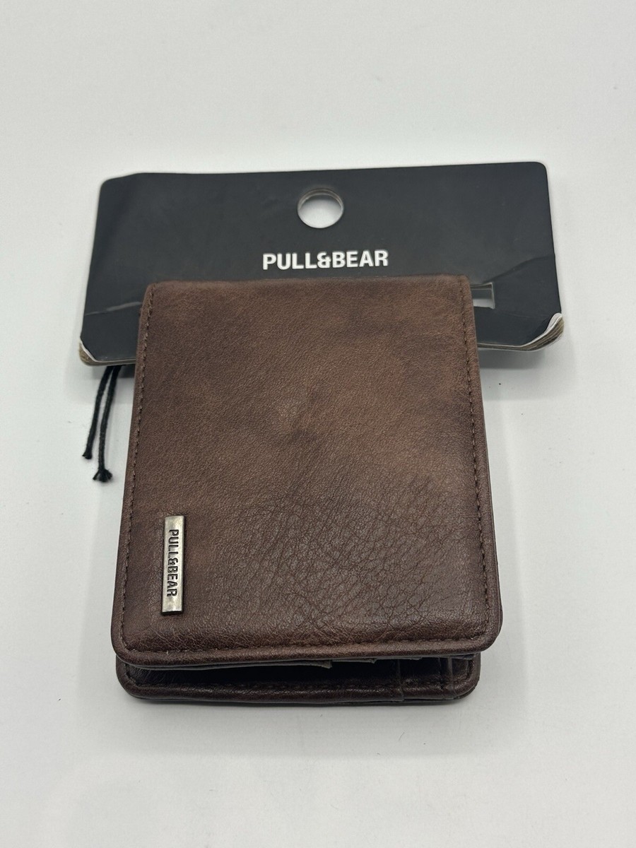 Price Pull And Bear Card Holder Pull&Bear Faux Leather Wallet Men