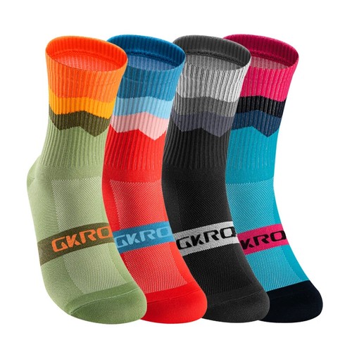4 Pairs Bike Socks Men Nurse Compression Cycling for Women Mtb Guard Socks New - Picture 9 of 36