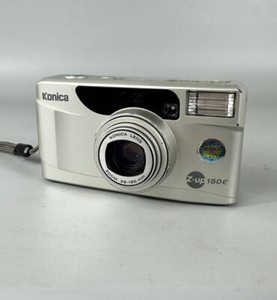 Konica Z Up 150e 35mm Film Point and Shoot Camera Silver - Tested