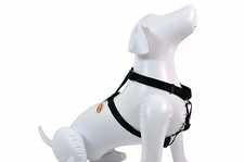 NEW Quality Dog Adjustable Black Nylon Harness