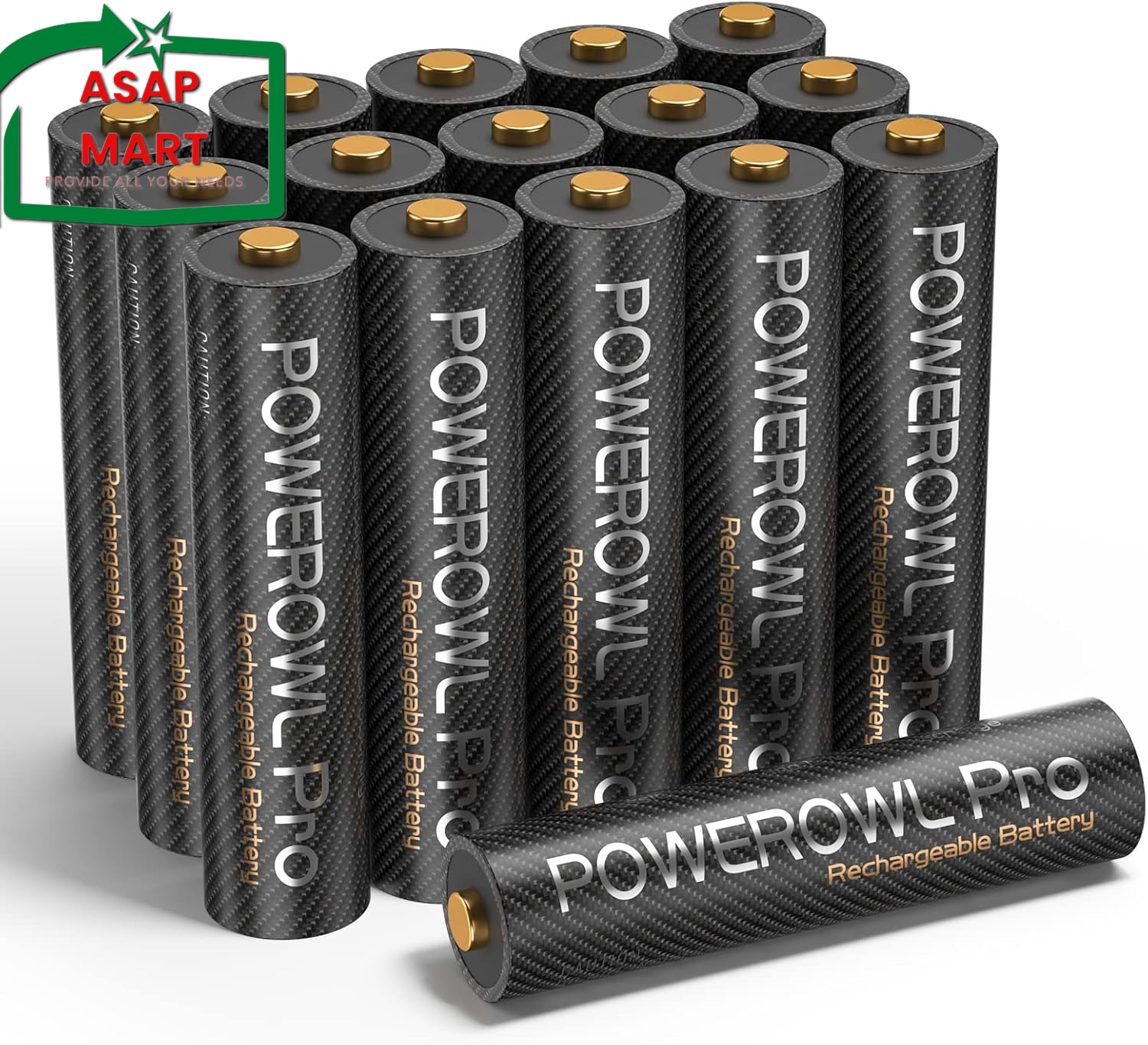 POWEROWL Rechargeable AAA Batteries PRO 1100Mah Nimh Tri Pack-image