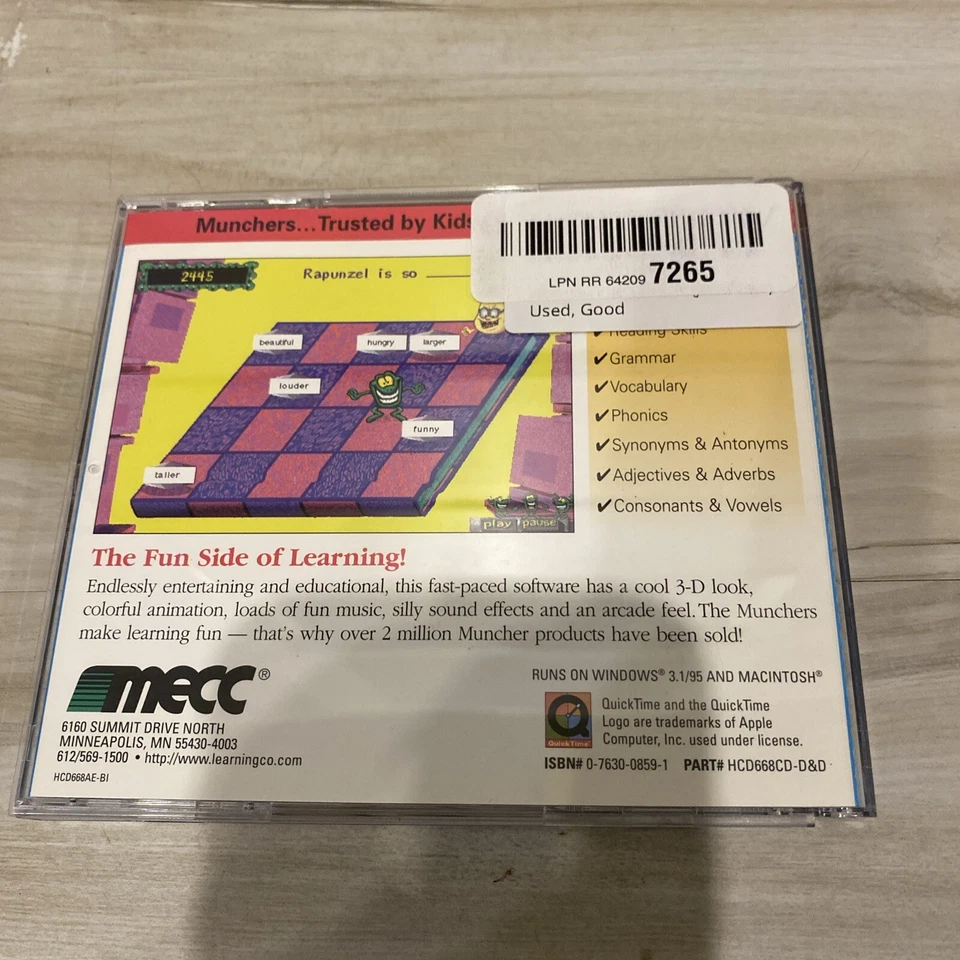 The Learning Company Word Munchers Deluxe for PC, Mac (2 User/s) - Image 2 of 2