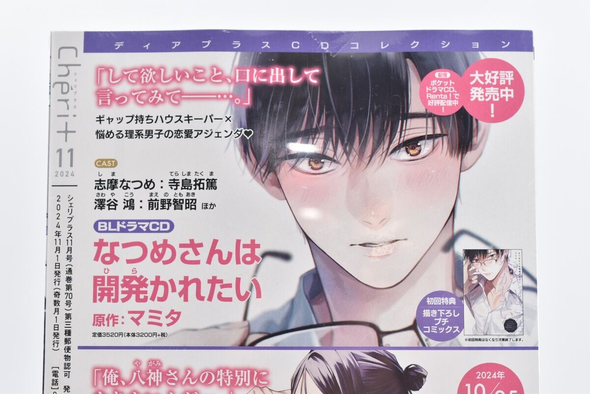 Cheri+ Plus Nov 2024 Cover Given 10th mix Japan Manga Cheri+ Plus Nov 2024 Cover Given 10th mix Japan Manga