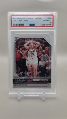 #ad CAITLIN CLARK 2024 PANINI INSTANT WNBA RC #268 PSA 10 GEM MT $52.95