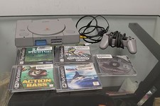 PlayStation 1 PS1 Gray Console With 1 Controller And AV Cord 6 Games Untested