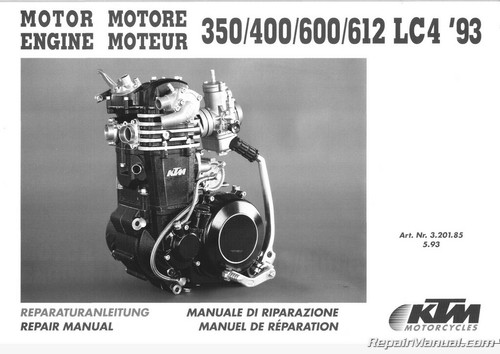 1993-1995 KTM 350 400 600 612 620 LC4 