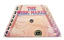 The Music Maker Nepenenoyka Lap Harp Instrument with Original Music Sheets T2092