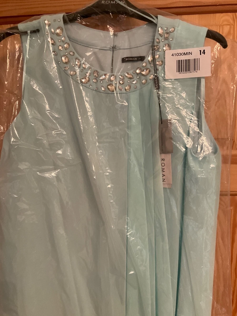 roman original dresses size 14 duck egg blue eBay