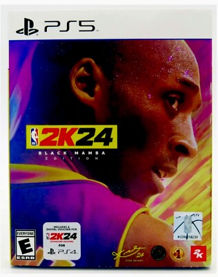 NBA 2K24 Black Mamba Edition PS5 PlayStation 5 Kobe Bryant Lakers Limited Game !