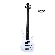 Exquisite Stylish IB Bass with Power Line and Wrench Tool White