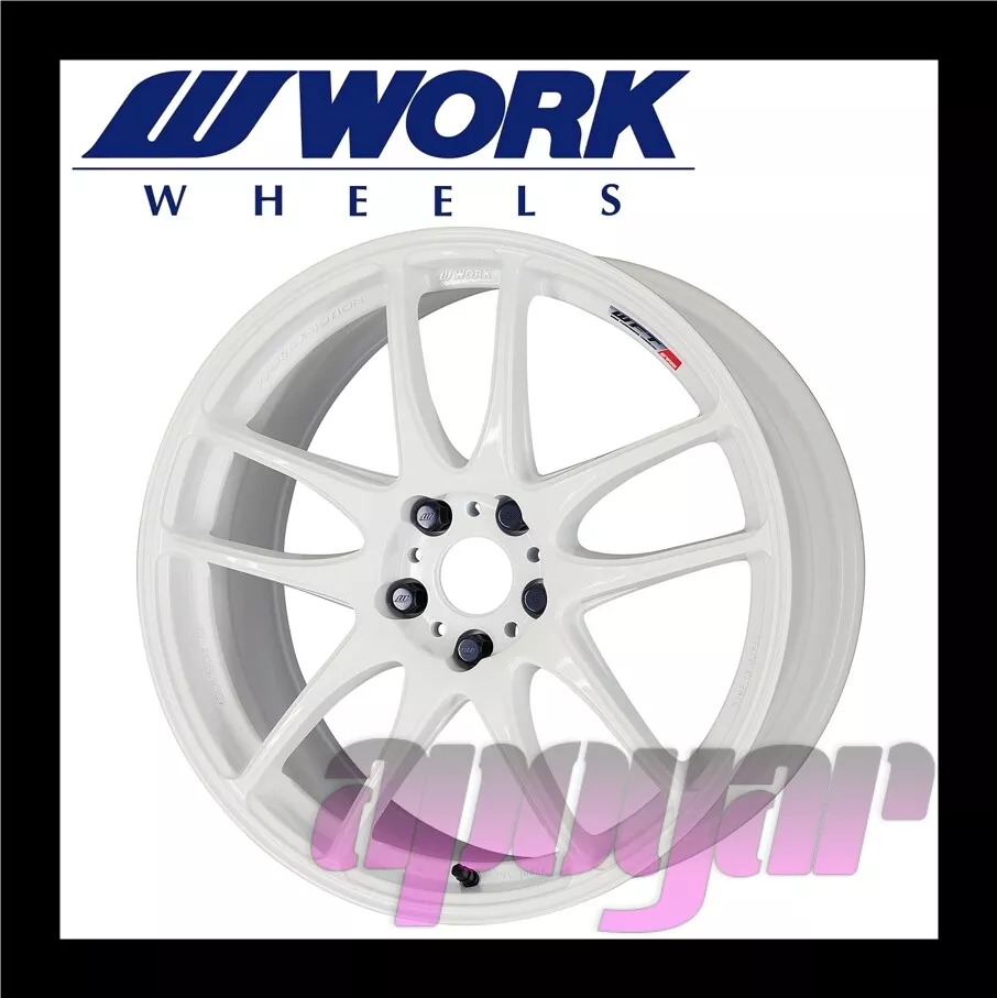 WORK EMOTION CR Kiwami WHEEL (1pcs) 19 inch 8.5J 42 5H 114.3 White