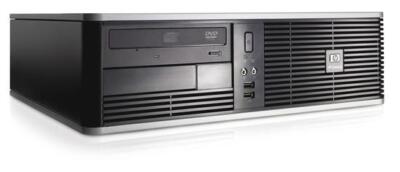 HP dc7800 SFF Intel E6550 2,3GHz 2GB 512GB  SSD DVD Win 10  Pro  SFF