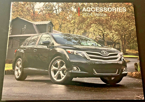 2014 Toyota Venza Accessories - 14-Page Car Dealer Sales Brochure - FLAWLESS  *