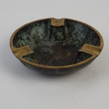 Mid Century Messing Aschenbecher 60er Jahre