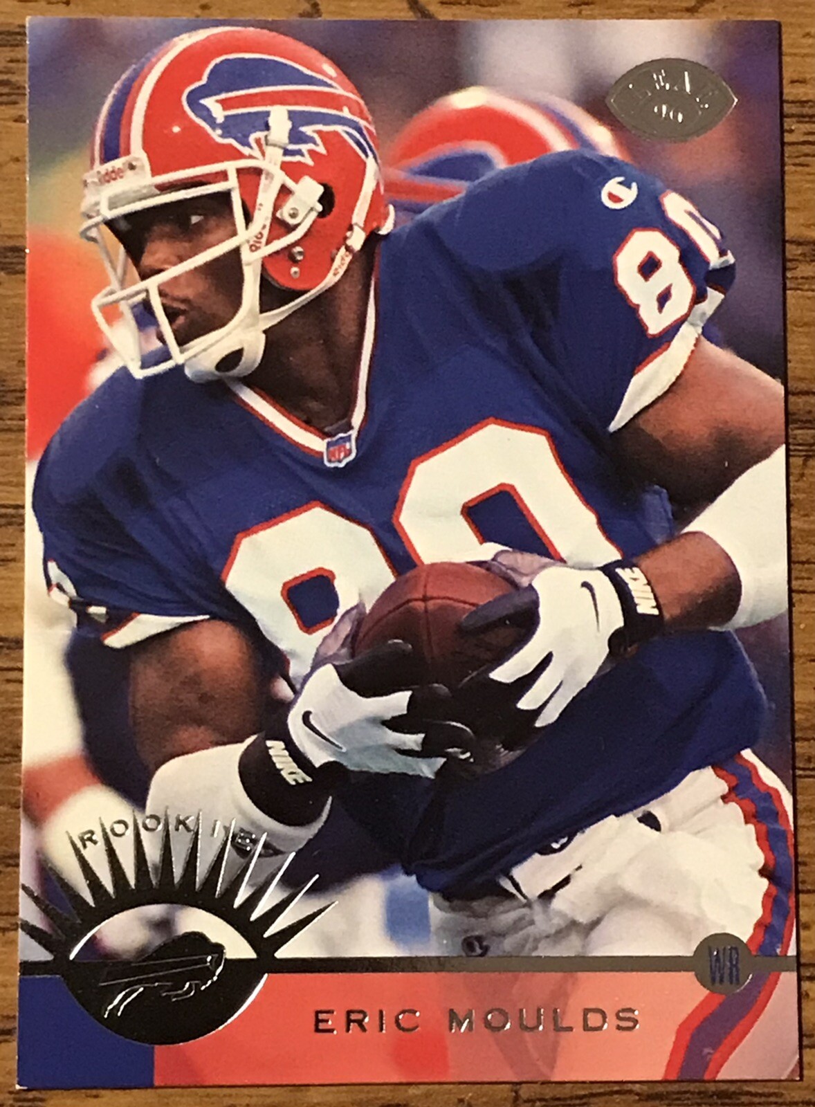 Eric Moulds 1996 Leaf Rookie Card #186 Buffalo Bills NFL RC Free Shipping