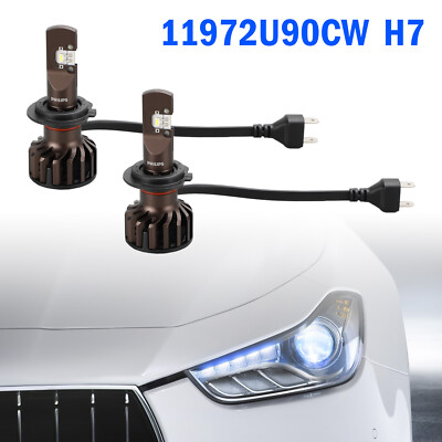 For Philips 11972U90CWX2 Ultinon Pro9000 LED-HL H7 12-24V 18W +350% 5800K A