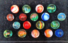 18 - Vintage Marble Lot VITRO AKRO German MISC - .82-.97" - FREE SHIPPING