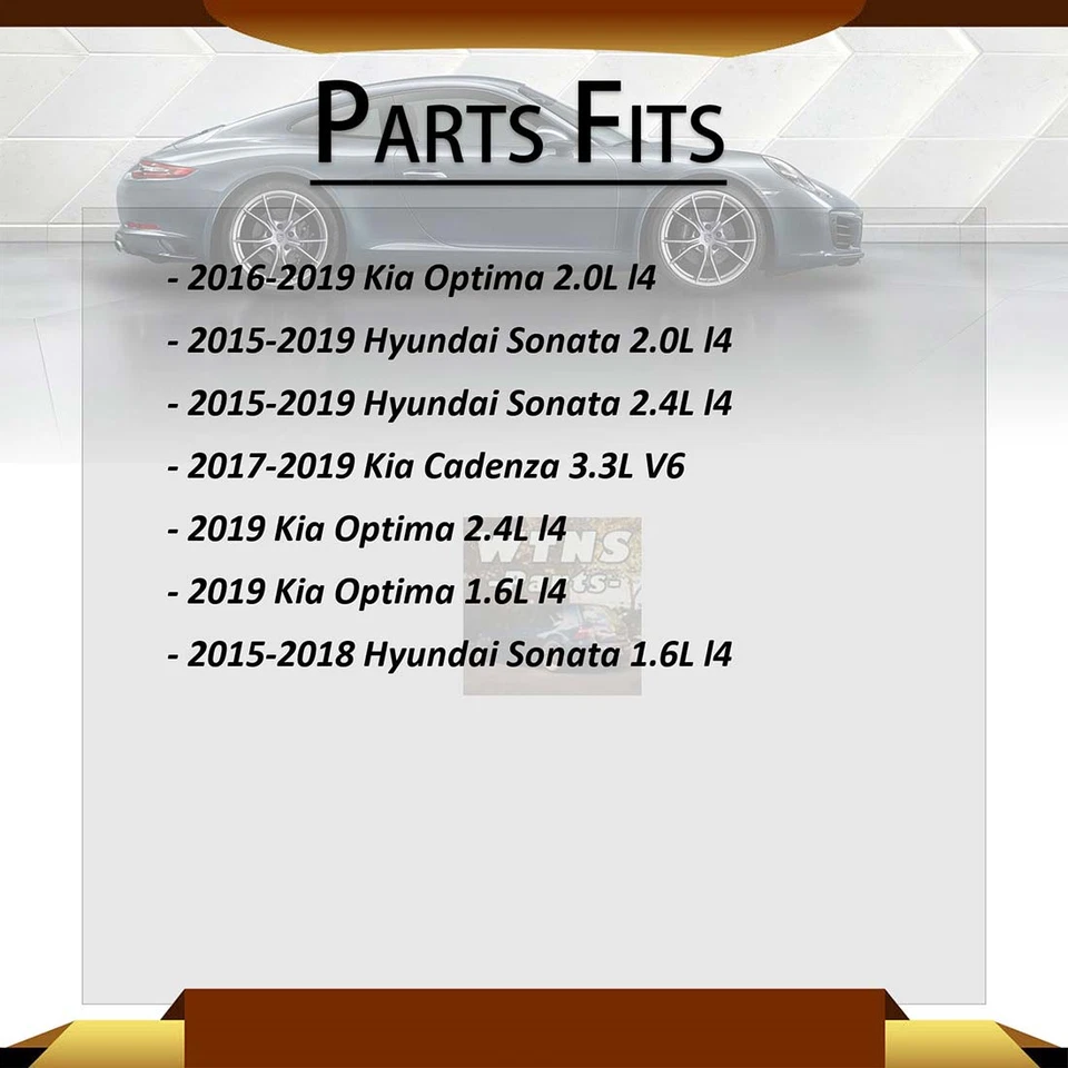 For 2015 2016 2017 2018 Hyundai Sonata 1.6L Front Rear Sway Bar Link Kit 4PCS — 第 2/4 张图片