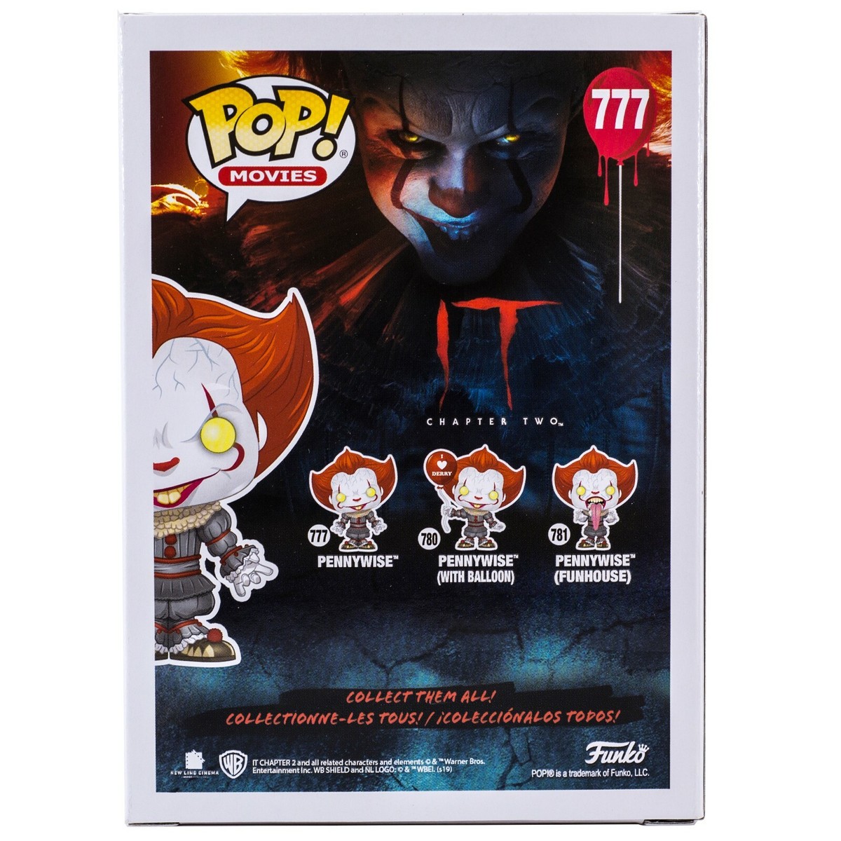 IT Chapter 2 Pennywise With Open Arms Funko Pop #777 Movies Vinyl Figure  New! | eBay