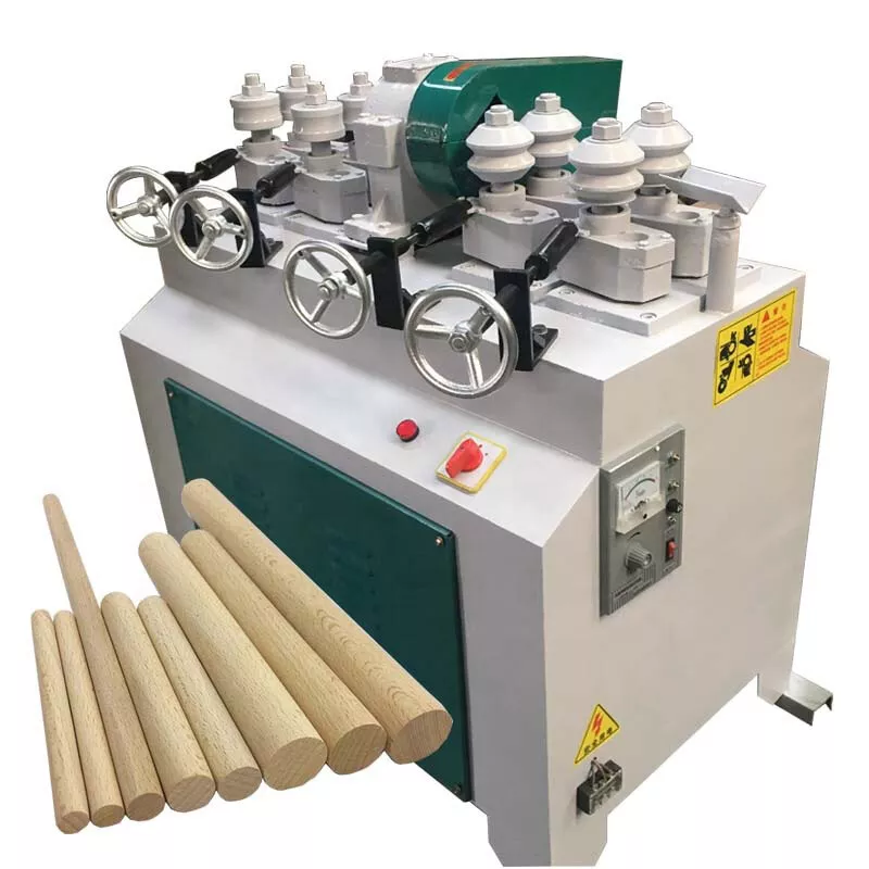 Fully Automatic Wood Sanding Machine Can Make Square Round Wood Sticks