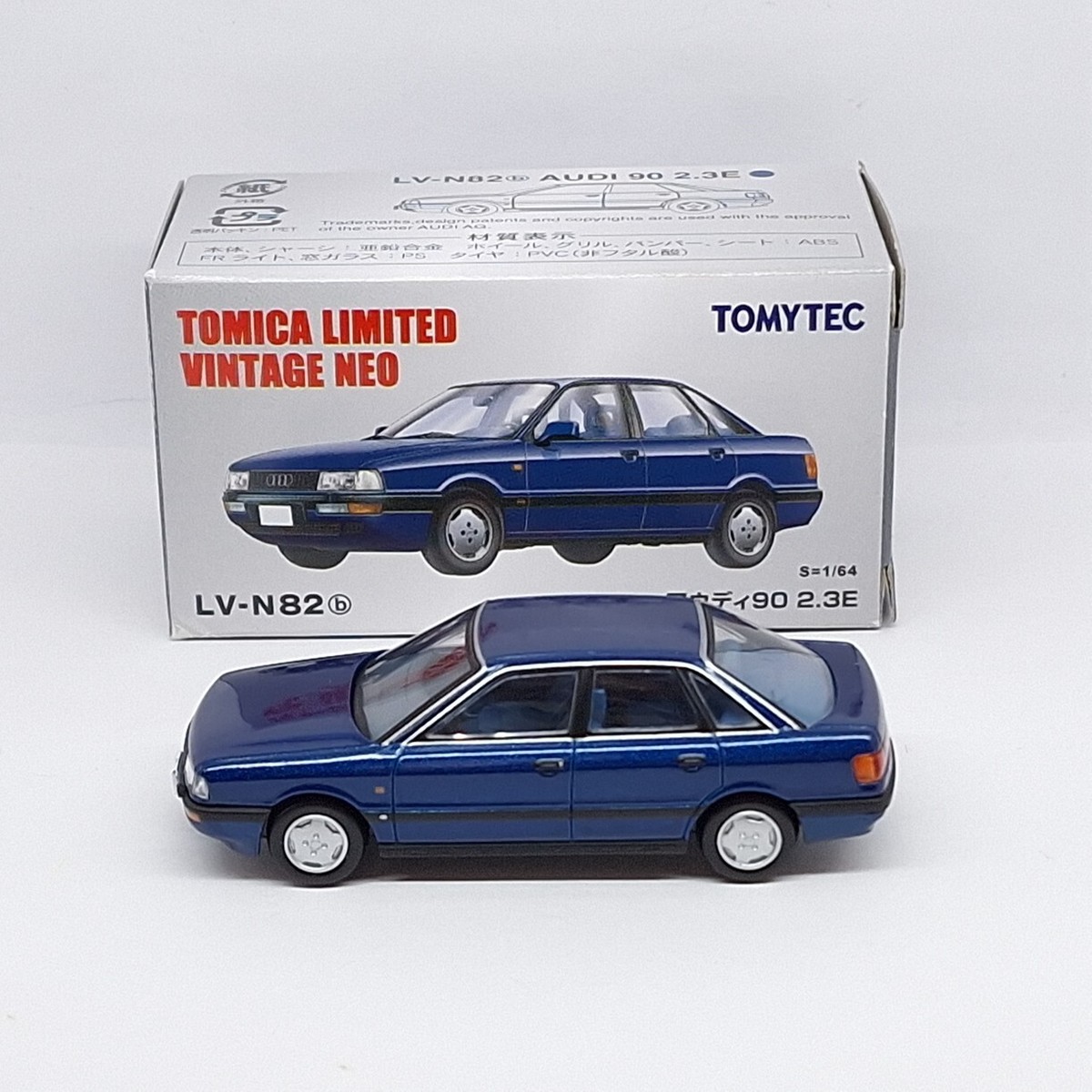 Tomytec Tomica Limited Vintage Neo Lv-n82b Audi 90 2.3e Blue