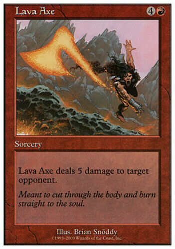 Lava Axe Starter 2000 Light Play MTG Magic DNA GAMES