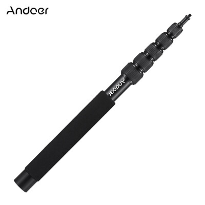 Andoer Aluminum Alloy Handheld Microphone Boom Arm 6-Section Extendable Arm D8E7