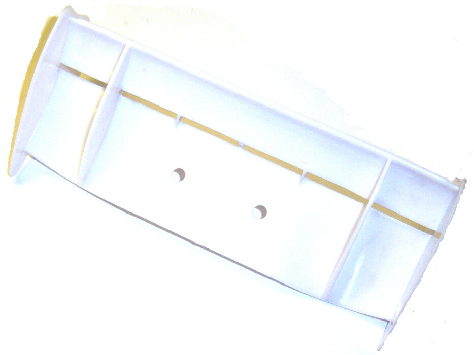 06100 1/10 Scale RC Nitro Buggy Spoiler Rear Wing White V2