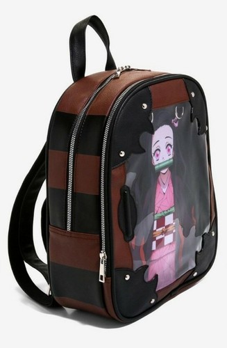 Nezuko Mini Backpack Demon Slayer Kimetsu No Yaiba Pin Collector Anime Manga NEW - Picture 4 of 4