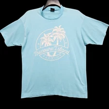 Vintage Screen Stars Best Treasure Island Florida Shirt Mens XL (Fits as L) READ