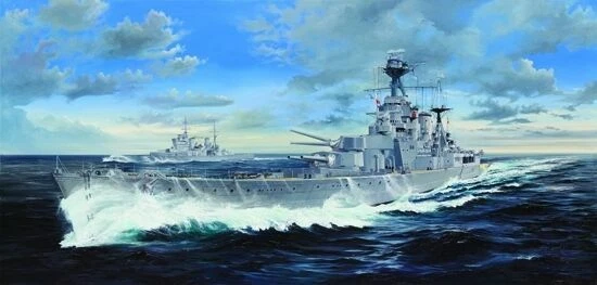 Trumpeter HMS Hood Croiseur de Bataille Échelle 1:200 Maquette Kit Modèle en Plastique (03710)